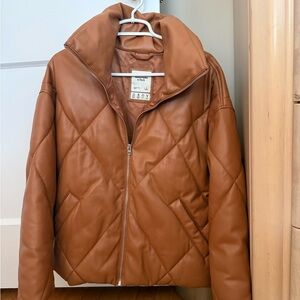 Abercrombie & Fitch Vegan Leather Jacket
